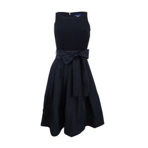 Tommy Hilfiger Sash Belted Fit & Flare Dress